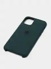 Тёмно-зелёный чехол Silicone Case для iPhone 11 Pro