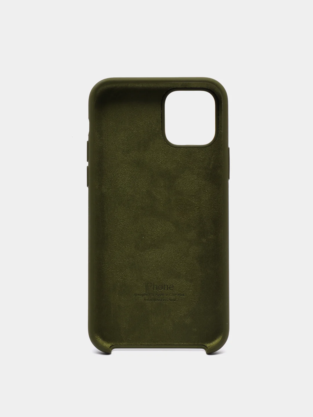 Зелёный хаки чехол Silicone Case для iPhone 11 Pro