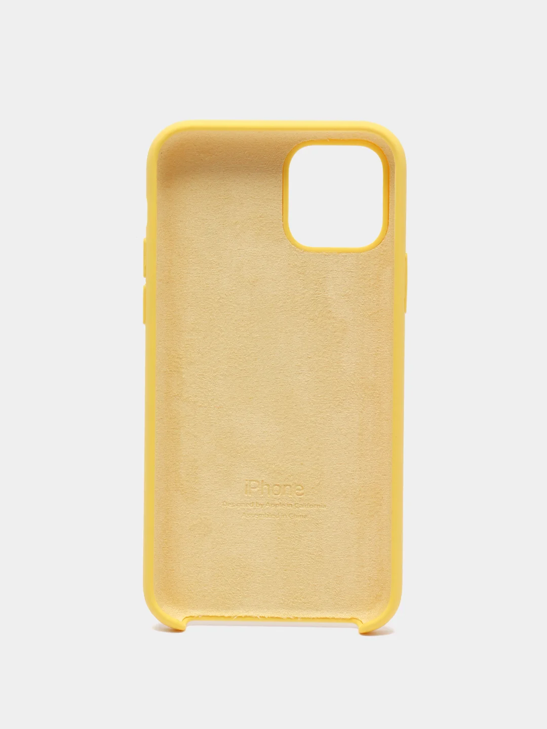 Желтый чехол Silicone Case для iPhone 11 Pro