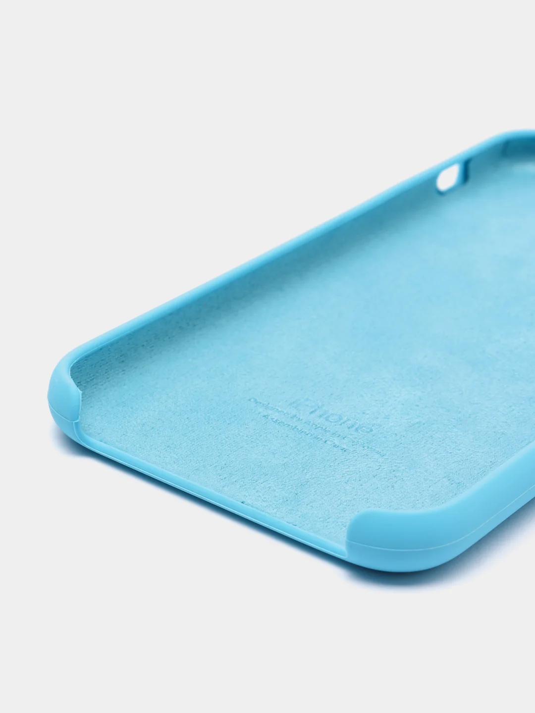 Голубой чехол Silicone Case для iPhone 11 Pro