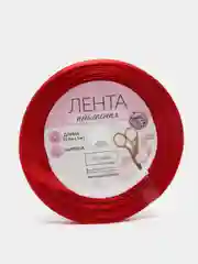 Лента атласная, 6 мм х 23 +- 1 м, цвет красный №26