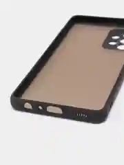 Черный чехол противоударный матовый для Samsung A72