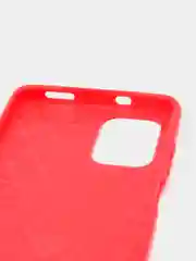 Красный чехол Xiaomi Redmi Note 10 / Note 10S, имитация вставок под карбон