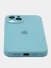 Морской чехол Silicone Case для iPhone 12 Pro Max с логотипом закрытый низ