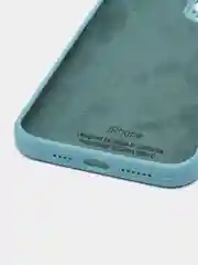 Морской чехол Silicone Case для iPhone 12 Pro Max с логотипом закрытый низ