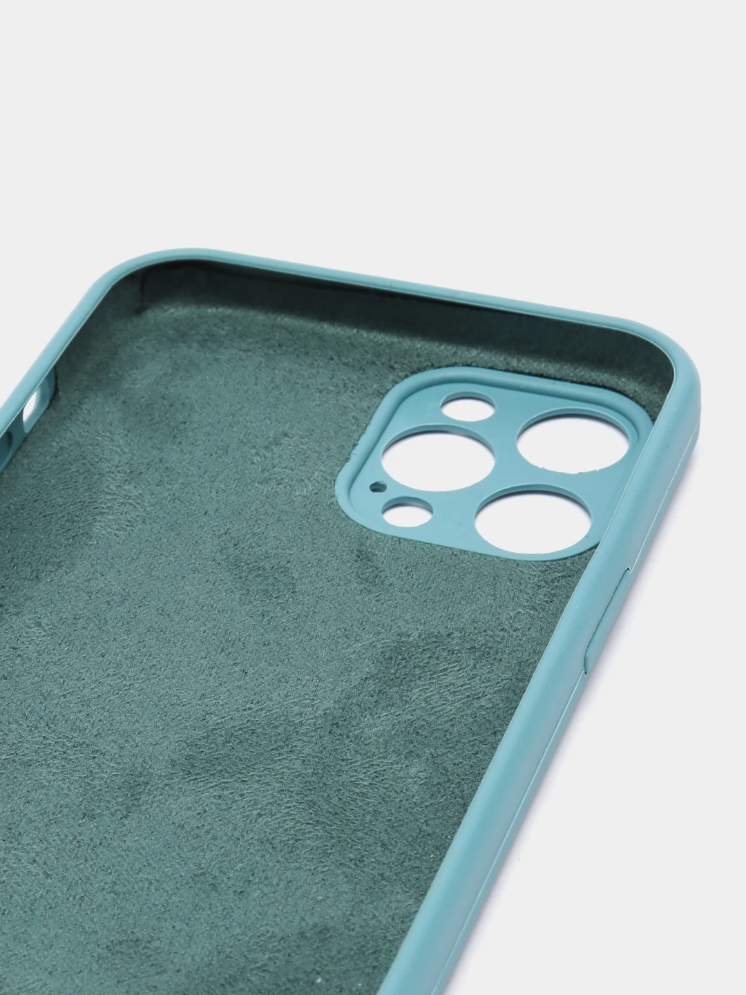 Морской чехол Silicone Case для iPhone 12 Pro Max с логотипом закрытый низ