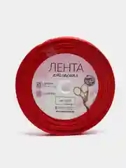 Лента атласная, 10 мм х 23 +- 1 м, цвет красный №26