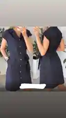 Черный платье повседневное