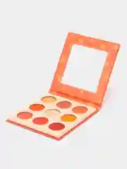 Оранжевый тени - глиттер для век 9 оттенков Ever Beauty