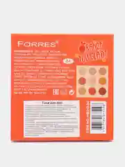 Оранжевый тени - глиттер для век 9 оттенков Ever Beauty