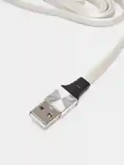Серый usb кабель Lighting, Type-C, Micro USB, 2.4A, 1.2 м, ASPOR A160