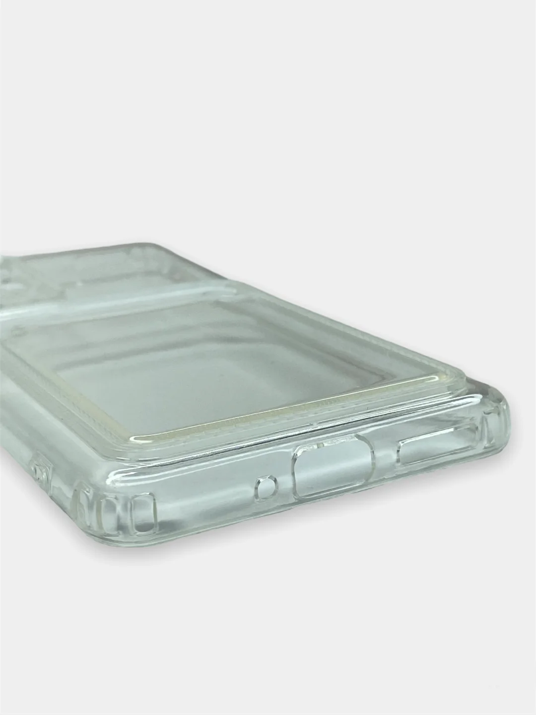 Марсала чехол противоударный Xiaomi 12 / 12X / 12S, Сяоми 12, 12X, 12С прозрачный с карманом для карты