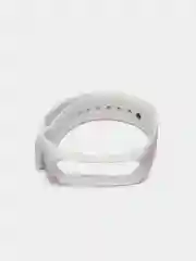 Серый ремешок для Xiaomi mi band 3 / 4 / 5 / 6 / 7  силиконовый мраморный сяоми ми банд фитнес