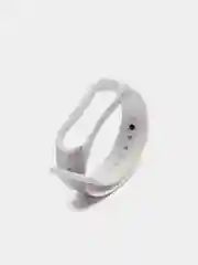 Серый ремешок для Xiaomi mi band 3 / 4 / 5 / 6 / 7  силиконовый мраморный сяоми ми банд фитнес