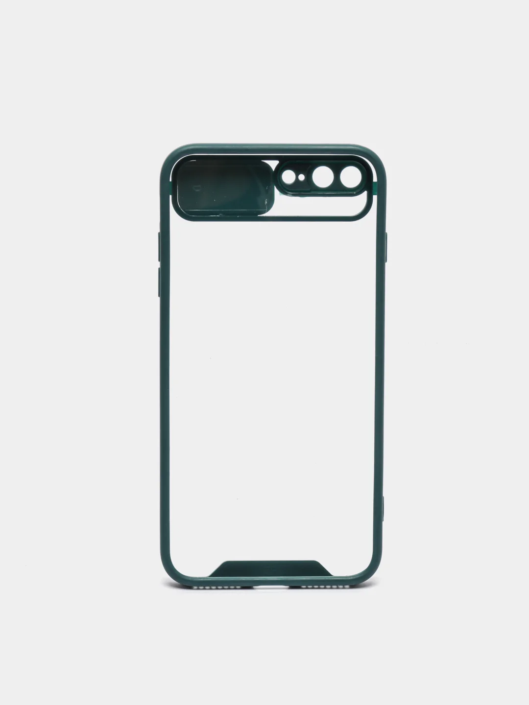 Морской чехол iPhone 7 Plus, 8+ пластиковый, прозрачный, с защитой камеры
