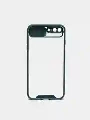 Морской чехол iPhone 7 Plus, 8+ пластиковый, прозрачный, с защитой камеры
