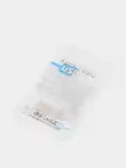 Серебряный флешка USB 2.0, 5 объёмов, металлическая