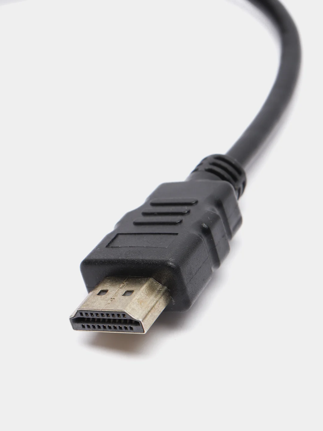 Черный переходник-адаптер из HDMI в VGA, с аудиовыходом и без
