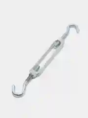 Талреп крюк-крюк ТУНДРА krep, DIN1480, М6, оцинкованный, 1 штука