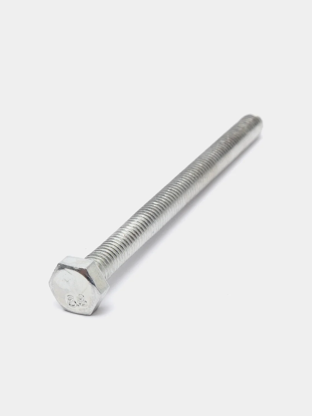 Болт с шестигранной головкой ТУНДРА krep, DIN933, М6х80, к.п. 8.8, цинк, 1 штука