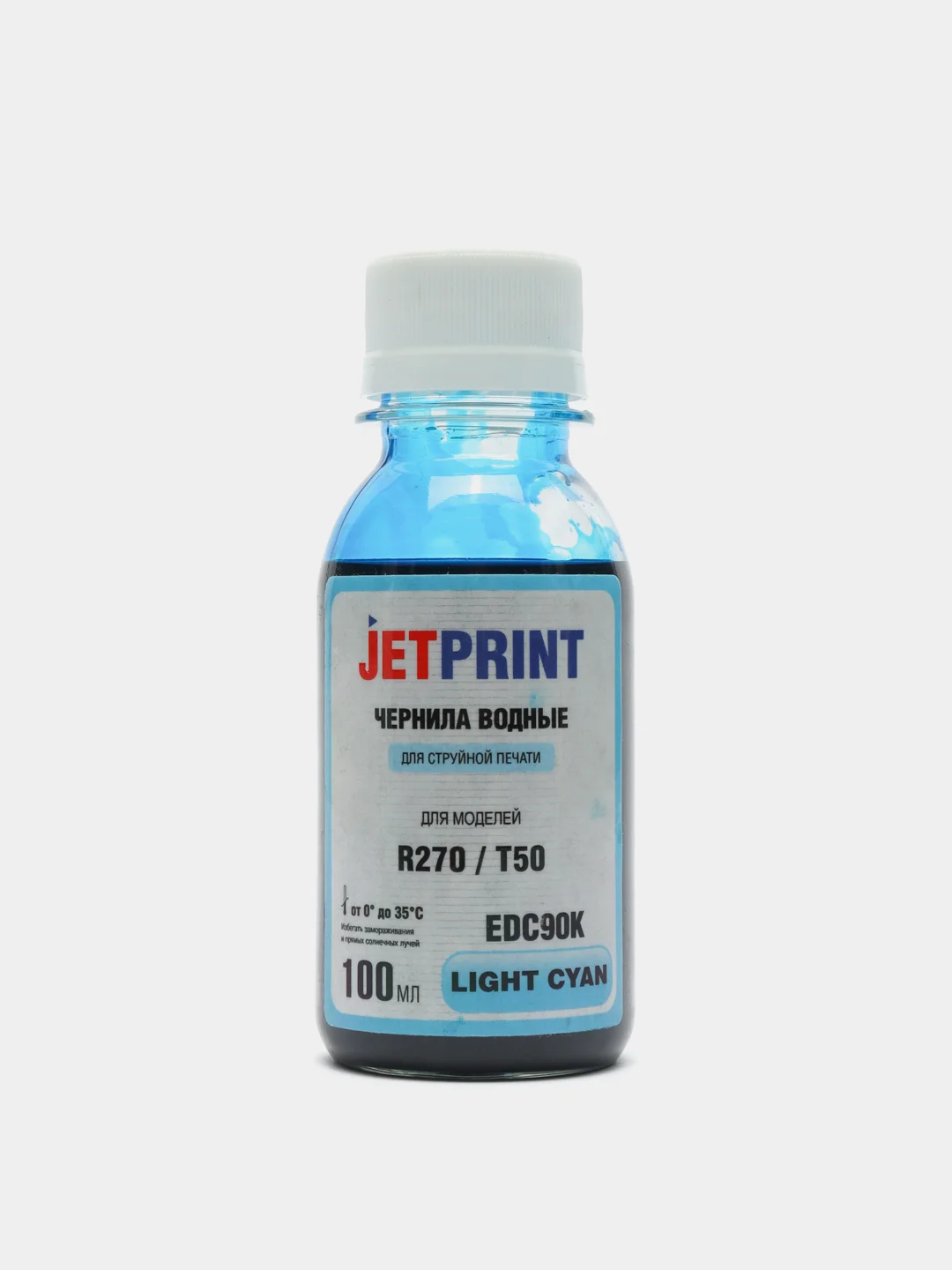 Чернила водные JETPrint для принтеров Epson L800 / L805 / L1800 / L200 / R290, 100 мл