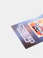 Голубой 3d-стикеры, наклейки на телефон "Brawl Stars"