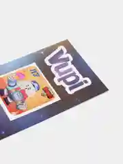 Голубой 3d-стикеры, наклейки на телефон "Brawl Stars"