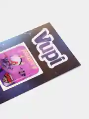 Аметистовый 3d-стикеры, наклейки на телефон "Brawl Stars"