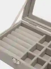 Серый шкатулка для украшений