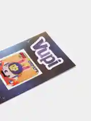 Серый меланж 3d-стикеры, наклейки на телефон "Brawl Stars"