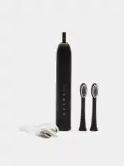 Черный электрическая зубная щетка Sonic Electric Toothbrush X-3 (4 насадки)