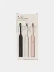 Черный электрическая зубная щетка Sonic Electric Toothbrush X-3 (4 насадки)