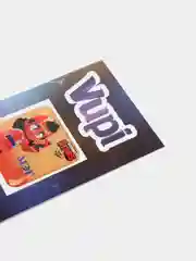 Пурпурный 3d-стикеры, наклейки на телефон "Brawl Stars"