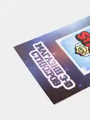 Небесно-голубой 3d-стикеры, наклейки на телефон "Brawl Stars"