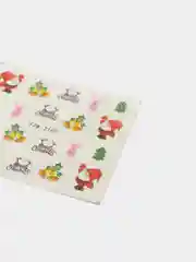 Угольный слайдеры для ногтей, нейл-дизайн, разноцветные наклейки для маникюра и педикюра