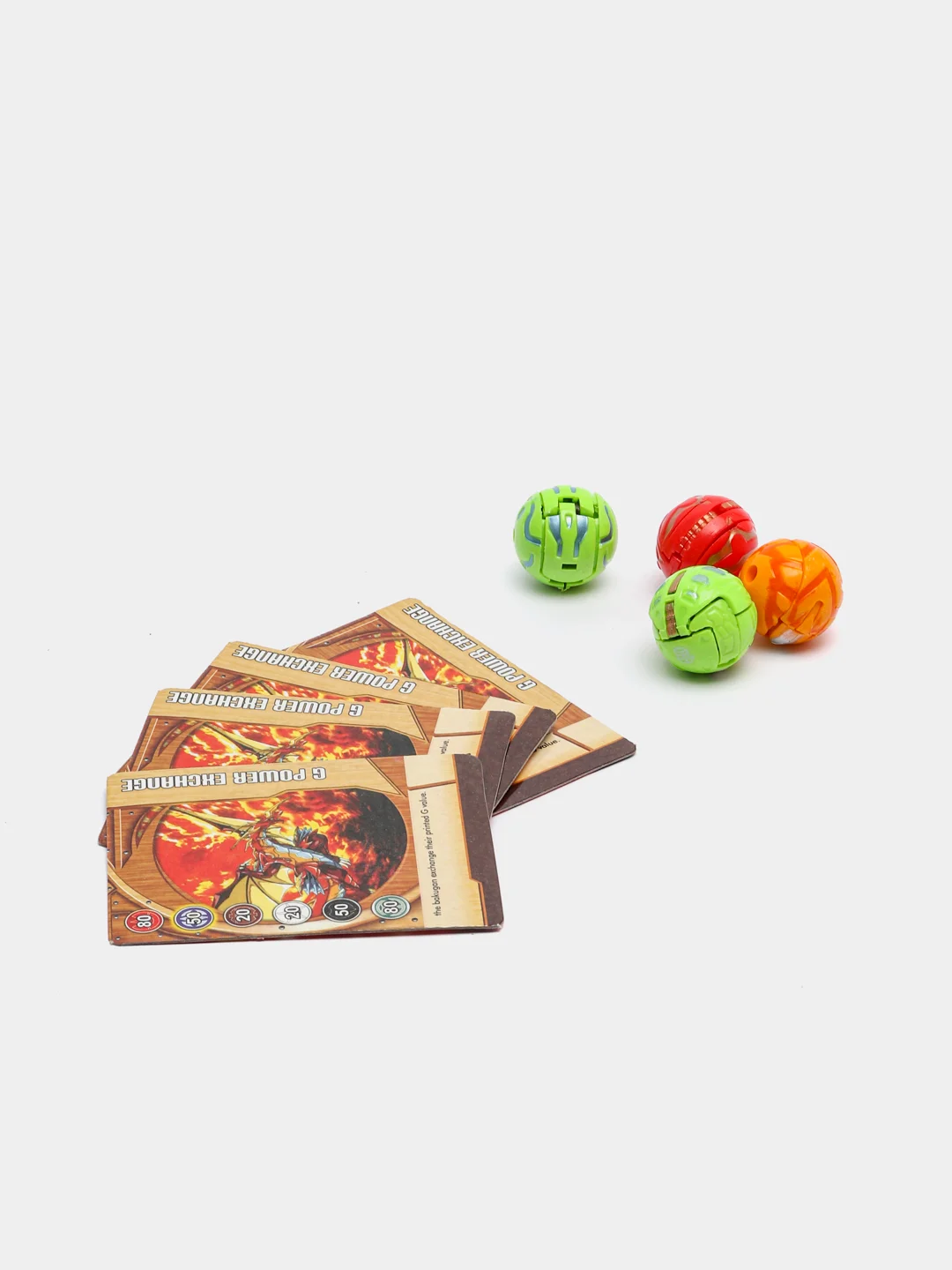 Шар-Трансформер "BAKUGAN" 4 в 1 С Магнитными Карточками
