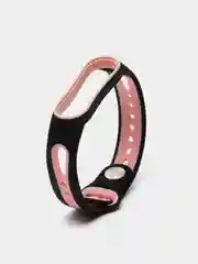 Розовый силиконовый ремешок спортивный для Xiaomi Mi Band 3 / 4 / 5/ 6