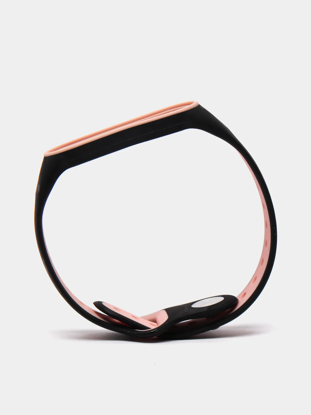 Розовый силиконовый ремешок спортивный для Xiaomi Mi Band 3 / 4 / 5/ 6
