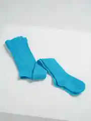 Голубой колготки детские для девочки, мальчика, 100% хлопок