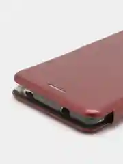 Багровый чехол книжка на Xiaomi Redmi Note 4x
