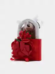 Свадебный замок "Совет да любовь", с ключом, 6,5 х 4,5 х 3,5 см