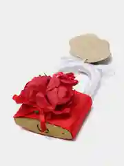 Свадебный замок "Совет да любовь", с ключом, 6,5 х 4,5 х 3,5 см