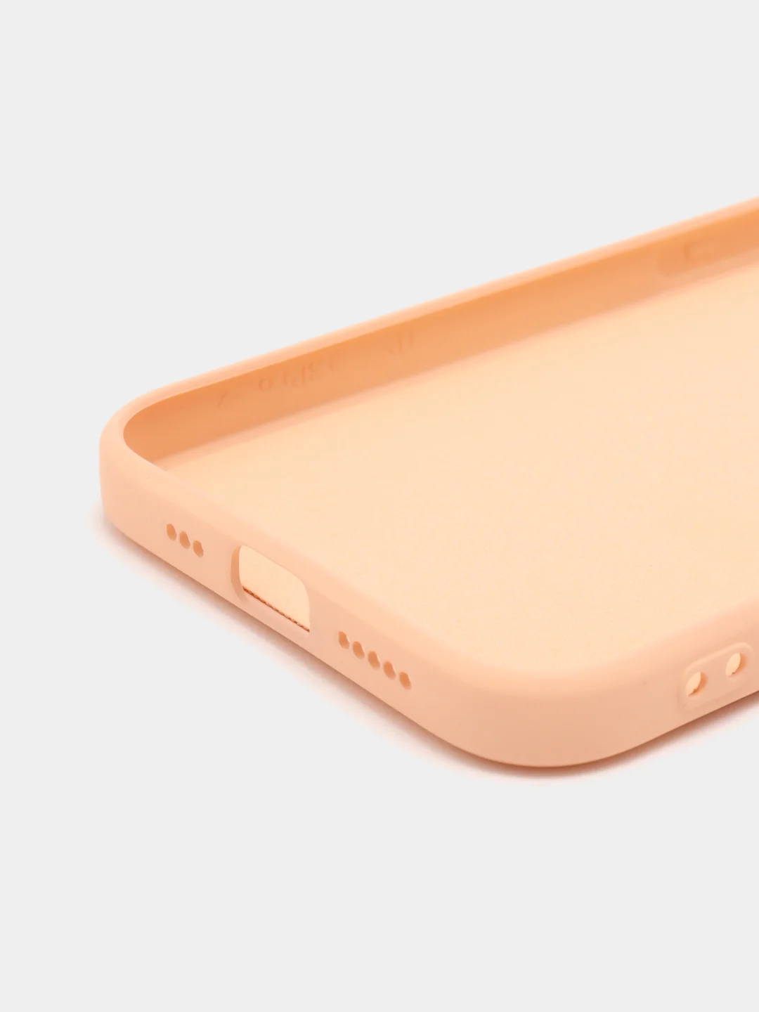 Бежевый чехол iPhone 11 13 12 Pro Mini силиконовый ( Айфон Про Мини )