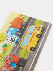 Лазурный книги с пазлами картонные