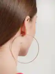 Золотой серьги-кольца