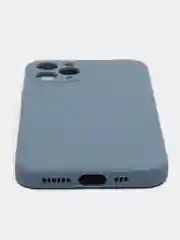 Голубой чехол для iPhone 7,8,7plus,8plus,X,XS,XR,XS MAX,11PROMAX,12MINI,12PROMAX силиконовый