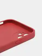 Чехол силиконовый со стеклянной панелью для iPhone 11
