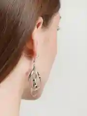 Серебряный серьги женские