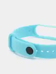 Голубой ремешок для фитнес-браслета Xiaomi 3/4 монохромный