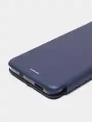 Синий xiaomi Redmi Note 10, Note 10S, Poco M5S чехол-книжка